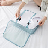 6PCS Polyester Packing Cube Luggage Clothes Organizer Travel Bag