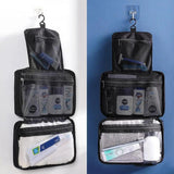 Large Travel Toiletry Bag Splash-Proof Polyester Cosmetic Storage