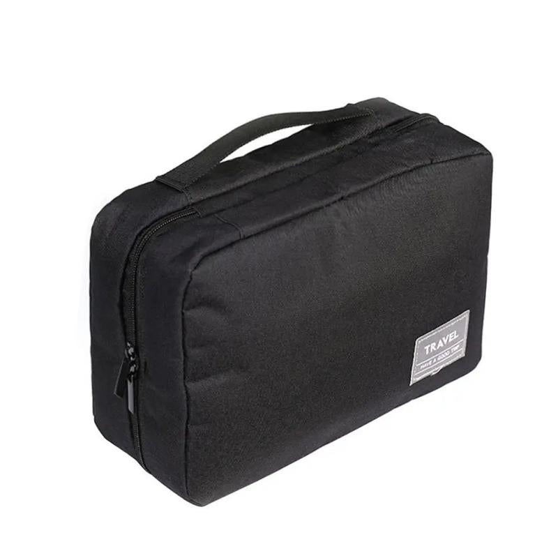 Large Travel Toiletry Bag Splash-Proof Polyester Cosmetic Storage