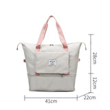 Foldable Travel Bag, Waterproof Luggage Tote