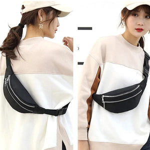 Nylon Man Travel Waist Bag Family Sports Crossbody Pouch Women's Chest Bag