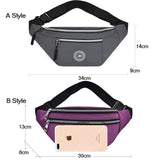 Nylon Man Travel Waist Bag Family Sports Crossbody Pouch Women's Chest Bag