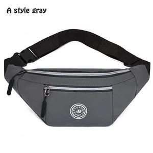 Nylon Man Travel Waist Bag Family Sports Crossbody Pouch Women's Chest Bag