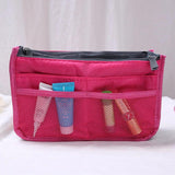 Nylon Travel Insert Organizer Handbag Purse Makeup Bag