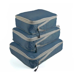 3pc Compression Packing Cube Travel Organizer Set