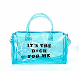 PVC Transparent Waterproof Yoga Gym Bag Unisex Shoulder Bag