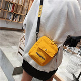 Women's Shoulder Bag 3D Leisure Handbag Outdoor Canvas Zipper Shoulder Bag