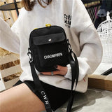 Women's Shoulder Bag 3D Leisure Handbag Outdoor Canvas Zipper Shoulder Bag