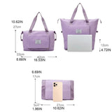 Large Capacity Gym Bag Wet Dry Duffel Handbag Waterproof Travel Sports Tote