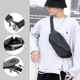 Casual Fanny Pack Crossbody Bags Man Chest Bag Waist Bag Men Purse