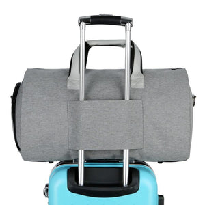 Waterproof Travel Duffel Bag with Shoe Compartment for Gym Sports