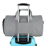 Waterproof Travel Duffel Bag with Shoe Compartment for Gym Sports