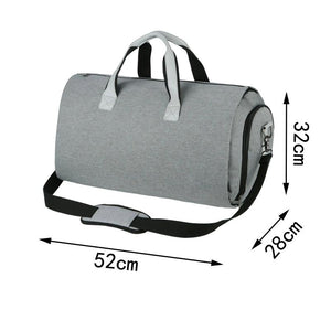 Waterproof Travel Duffel Bag with Shoe Compartment for Gym Sports