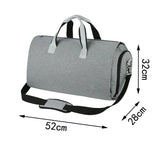 Waterproof Travel Duffel Bag with Shoe Compartment for Gym Sports