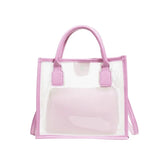 Transparent PVC Jelly Bag Small Handbag Summer Shoulder Bags