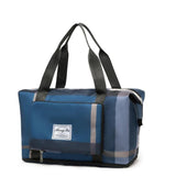 Foldable Gym Tote with Wet Dry Separation and Shoe Compartment