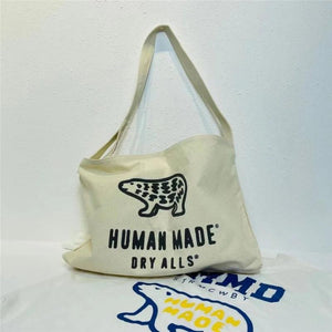 Polar Bear Graphic Print Canvas Backpack Vintage Bag