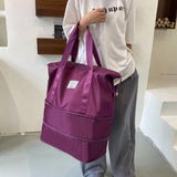 Women Sports Gym Bag Dry Wet Separation Duffle Bags Tote Bag E355