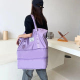 Women Sports Gym Bag Dry Wet Separation Duffle Bags Tote Bag E355
