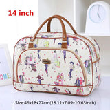 PU Leather Travel Tote Bags Large Feminine Overnight Weekend Duffle Organizer