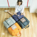 Waterproof Nylon Folding Laptop Bag Large Capacity Bag Luggage Travel Bags