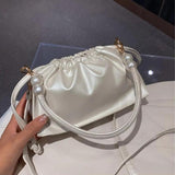 Cloud-Shaped Small Cross Body Bag Pink
