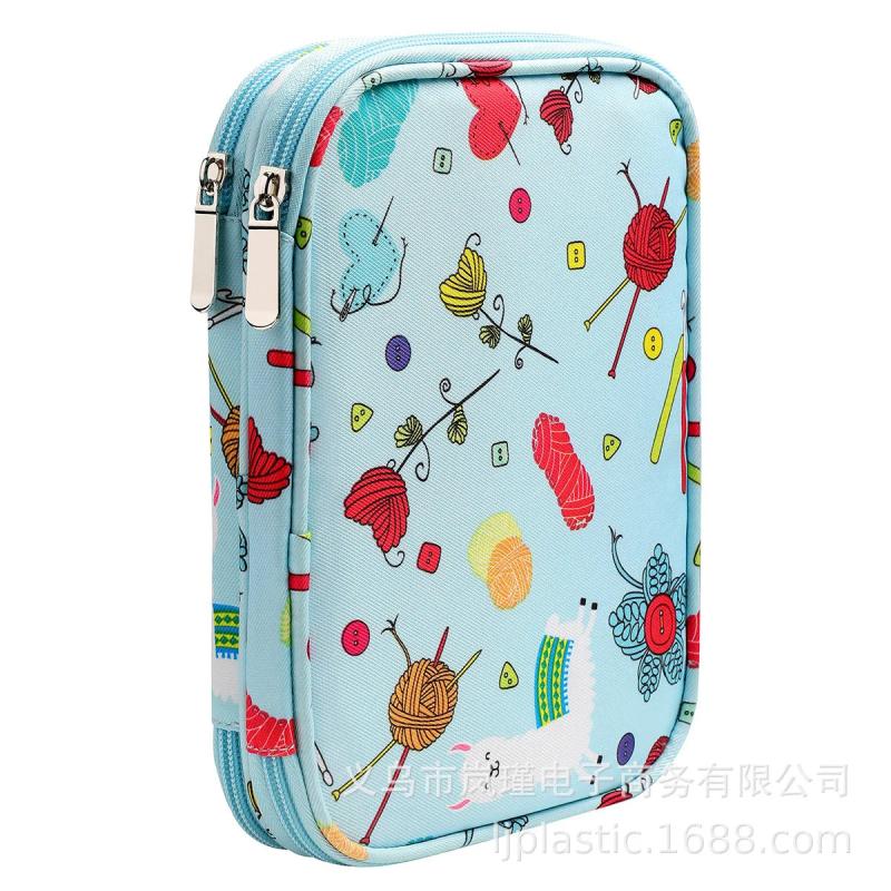 Circular Knitting Needles Case Travel Pouch Organizer Storage Bag