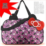 Cartoon Travel Bag Large Waterproof Handbag Canvas Female Bag