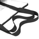 Transparent Clear Waterproof Tote Bag with Zipper Large Tote