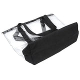 Transparent Clear Waterproof Tote Bag with Zipper Large Tote