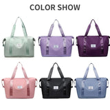 Large Capacity Travel Bag Lightweight Waterproof Oxford Cloth Travel Bag