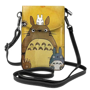 Totoro Lady Shoulder Bag Diagonal Portable Phone Bag