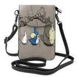 Totoro Lady Shoulder Bag Diagonal Portable Phone Bag