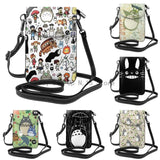 Totoro Lady Shoulder Bag Diagonal Portable Phone Bag