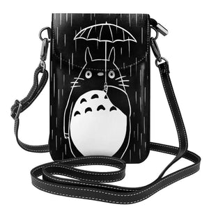 Totoro Lady Shoulder Bag Diagonal Portable Phone Bag