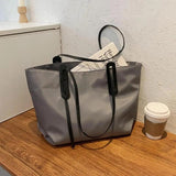 Modern All-match Solid Women Shoulder Bag Portable Lady Handbag Eco-friendly