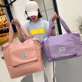 Large Folding Travel Bag Waterproof Duffle Gym Yoga Shoulder Bag
