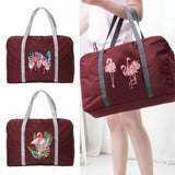 Flamingo Pattern Foldable Travel Bag Waterproof Portable Storage Bag