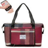 Foldable Travel Duffel Bag Large Capacity Sports Tote for Women