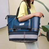 Foldable Travel Duffel Bag Large Capacity Sports Tote for Women