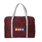 Foldable Travel Bag Waterproof Portable Storage Bag Unisex Large Capacity Handle