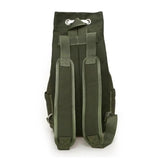 Men's Drawstring Canvas Bucket Bag Backpack