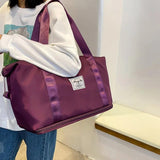 Sport Tote Shoulder Bag Foldable Yoga Gym Large Capacity Travel Bag