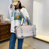 Sport Tote Shoulder Bag Foldable Yoga Gym Large Capacity Travel Bag