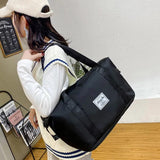 Sport Tote Shoulder Bag Foldable Yoga Gym Large Capacity Travel Bag