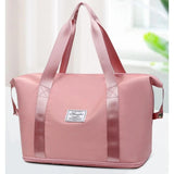 Women Travel Duffel Bag Expandable Large Capacity Lightweight Waterproof