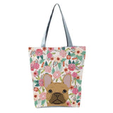 Puppy Print Large Capacity Shoulder Bag for Women