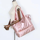 Nylon Gym Duffle Bag Wet Dry Separation Large Capacity Lightweight