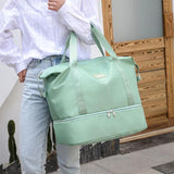 Large Travel Duffle Bag Solid Waterproof Gym Fitness Tote Bag