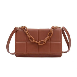 Women's Square Messenger Bag with Suction Buckle for Holiday